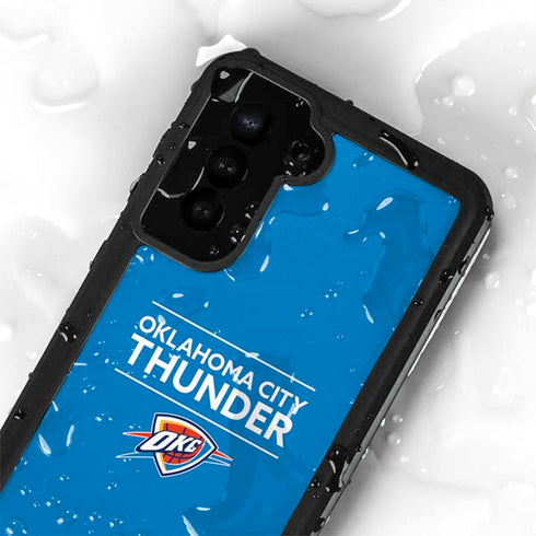 NBA Oklahoma City Thunder Standard - Blue Galaxy S24 Plus Waterproof Case